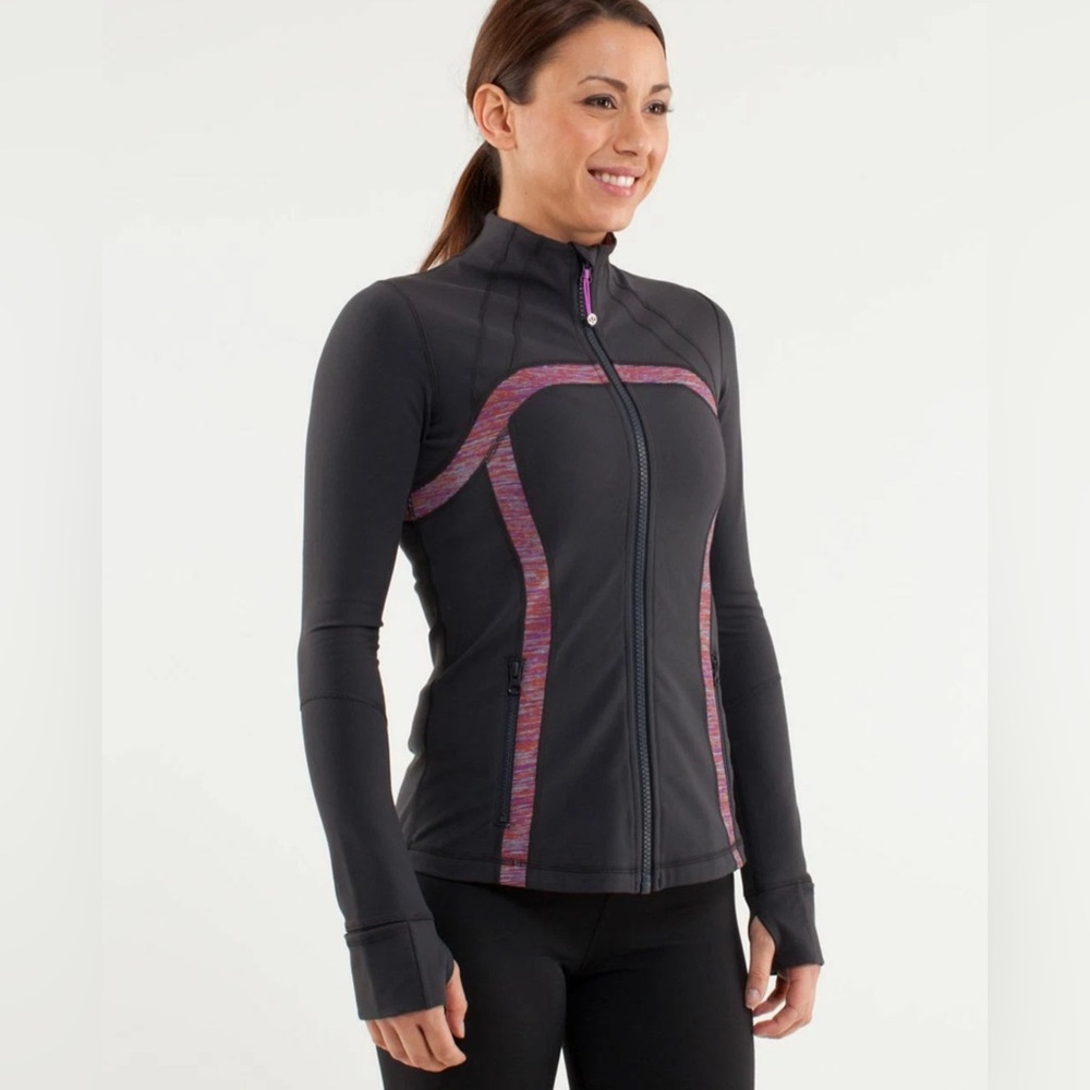LULULEMON DEFINE JACKET DEEP COAL/WEE ARE FROM SPACE BLACK MARCH MULTI 6